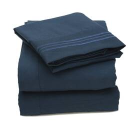 Sweet Home Collection 616316843714 4 Piece 2000 12 Colors Egyptian Quality Deep Pocket Bed Sheet Set