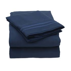 Sweet Home Collection 616316845022 3 Piece 2000 12 Colors Egyptian Quality Deep Pocket Bed Sheet Set