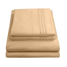Sweet Home Collection 635409285095 California King Sheet Sets - Breathable Luxury Sheets With Full Elastic And Sec
