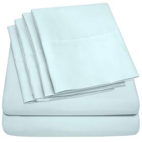 Sweet Home Collection 641427571232 King Size Bed Sheets - 6 Piece 1500 Supreme Fine Brushed Microfibe