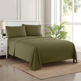 Sweet Home Collection 643462033744 Full Size Sheet Sets - Breathable Luxury Sheets With Elastic And Secure Co