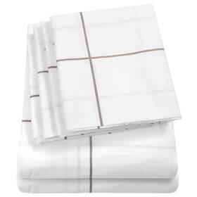 Sweet Home Collection 842491101589 6 Piece Bed Sheets 1500 Thread Count Fine Microfiber De