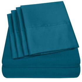 Sweet Home Collection 842491106812 Twin Size Bed Sheets - 4 Piece 1500 Supreme Fine Brushed Microfibe