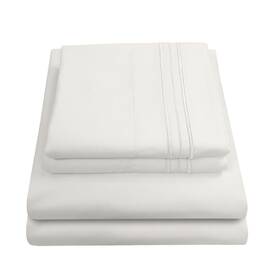 Sweet Home Collection 842491124755 Full Size Sheet Sets - Breathable Luxury Sheets With Elastic And Secure Co Sweet Home Collection 842491124755 Full Size Sheet Sets - Breathable Luxury Sheets With Elastic And Secure Co