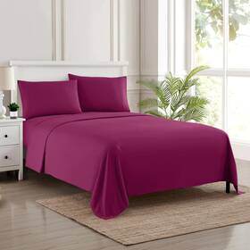 Sweet Home Collection 842491124816 Queen Size Bed Sheets - Breathable Luxury With Full Elastic And Secure C Sweet Home Collection 842491124816 Queen Size Bed Sheets - Breathable Luxury With Full Elastic And Secure C