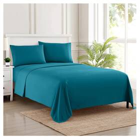 Sweet Home Collection 842491125042 California King Sheet Sets Dolce Teal