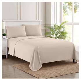 Sweet Home Collection 842491126506 Split King Sheets - Breathable Luxury With Full Elastic And Secure Corne