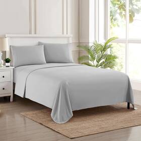 Sweet Home Collection 842491170127 Twin Sheets - Breathable Luxury With Full Elastic And Secure Corner Stra Sweet Home Collection 842491170127 Twin Sheets - Breathable Luxury With Full Elastic And Secure Corner Stra