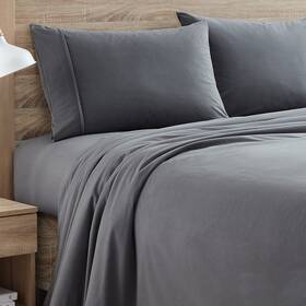 Sweet Home Collection 842491175818 Flannel Sheet Set Twin Gray Warm Cozy Deep Pocket All Season Bedding Pillowcases Sweet Home Collection 842491175818 Flannel Sheet Set Twin Gray Warm Cozy Deep Pocket All Season Bedding Pillowcases