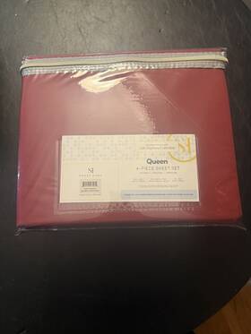 Sweet Home Collection 842491175863 New Burgundy 1500 Supreme Flannel Sheet Set