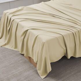Sweet Home Collection 842491184681 Twin Flat Sheet Only - Ultra Soft And Breathable Brushed Microfiber Top O