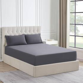 Sweet Home Collection 842491186357 Full Size Flannel Fitted Sheet Only With Elastic And Built In Corner Sweet Home Collection 842491186357 Full Size Flannel Fitted Sheet Only With Elastic And Built In Corner