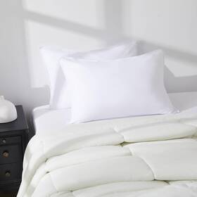 Sweet Home Collection 842491192396 2-pack Premium Medium Firm Down Standard White
