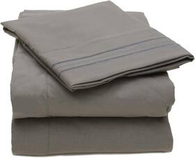 Msh-2000k-gry Sweet Home Collection 4 Piece 2000 12 Colors Egyptian Quality Deep Po
