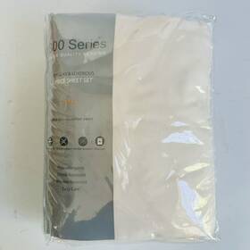 108145-1800-com-f Swift Home Full Sheet Set 1800 Series Premier Quality Bedding 4 Piece Off White