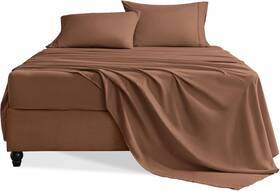 Swiftify 313102055015 Twin Sheets Set 3 Pieces Hotel Luxury Soft Microfiber Bed Up To 16 Inch