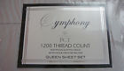 Symphony 1200 Thread Count Egyptian Cotton Queen Sheet Set Hole Hem Detailing 645470121789 Symphony 1200 Thread Count Egyptian Cotton Queen Sheet Set Hole Hem Detailing 645470121789