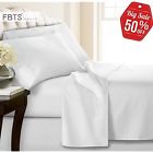 Sytftss013q Bed Sheets Queen Size White Piece Microfiber Adjustable 734010197862
