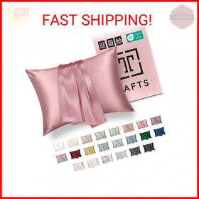 Tafts 091952776624 Pillow Cases - 22mm 100% Pure Mulberry 6a Silk Pillowcase For Hair And Skin