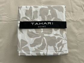 Tahari 735732642616 New 4pc Home Queen Sheet Set Tropical Flowers Beige And Ecru 100% Cotton Tahari 735732642616 New 4pc Home Queen Sheet Set Tropical Flowers Beige And Ecru 100% Cotton
