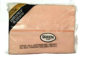 Tastemaker By Stevens 028828007223 Queen Flat Sheet No Iron Easy Care Peach 60 In X 80 Tastemaker By Stevens 028828007223 Queen Flat Sheet No Iron Easy Care Peach 60 In X 80