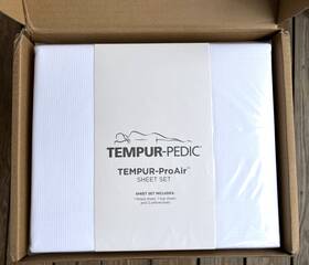 Tempur-pedic 022415015394 Pro-air Queen White Luxury Sheet Set New In Box Tempur-pedic 022415015394 Pro-air Queen White Luxury Sheet Set New In Box