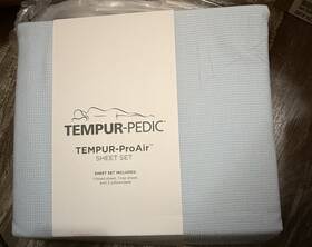 Tempur-pedic 022415015592 New Tempur- Proair Sheet Set King Sleepy Blue