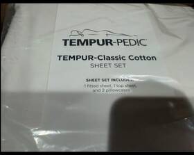 40100161 Tempur-pedic King Sheet Set White 40100161 Tempur-pedic King Sheet Set White