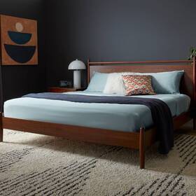 54595941 Tempur-pedic King 400 Thread Count Cool Luxury Sheet Set Blue