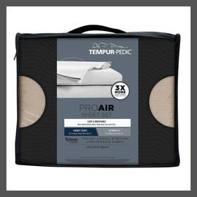 80591331 Tempur-pedic King Performance Air Solid Sheet Set Sand Dollar -