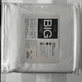 The Big One 400885309968 Full Sheet 4 Pc Set - White