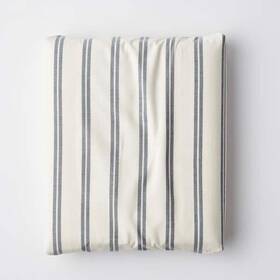 The Company Store 600452606291 Narrow Stripe Navy 200-thread Count Cotton Percale Twin Fitted Sheet The Company Store 600452606291 Narrow Stripe Navy 200-thread Count Cotton Percale Twin Fitted Sheet