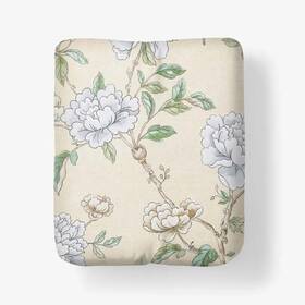 8518297 The Company Store Peony Garden Wrinkle-free Sateen Fitted Sheet - Beige Tan Queen 8518297 The Company Store Peony Garden Wrinkle-free Sateen Fitted Sheet - Beige Tan Queen