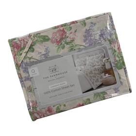 The Farmhouse 783048239389 Shabby Chic Queen Sheet Set Purple Pink Floral 4pc Rachel Ashwell The Farmhouse 783048239389 Shabby Chic Queen Sheet Set Purple Pink Floral 4pc Rachel Ashwell