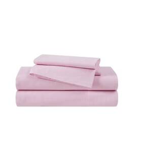 91927236 The Farmhouse By Rachel Ashwell King 4pc Washed Cotton Sheet Set Pink
