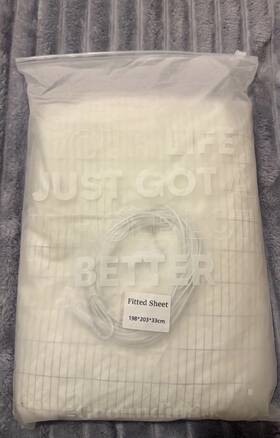 Fs-wt-198203 The Grounding Company Fitted Bed Sheet-king Size-white