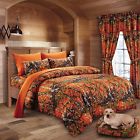 The Woods Comforter Only Orange Camo King 799928148702