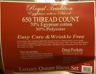 Blend-650 Thread Collection-cotton Hot Ct-queen Deal- Tradition-egyptian Royal