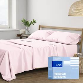 Thread Spread 655471309611 100 Cotton California King Sheet Sets 400 Count 4 Pc Cal