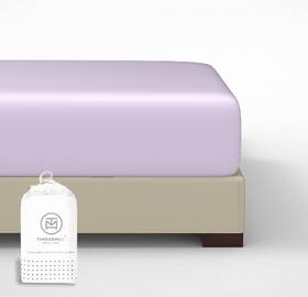 Thm-300-sld-fttd-lilac-q Threadmill Queen Size Lilac Fitted Sheet 300 Tc Cotton 16 Inch Deep Pocket Sateen Thm-300-sld-fttd-lilac-q Threadmill Queen Size Lilac Fitted Sheet 300 Tc Cotton 16 Inch Deep Pocket Sateen