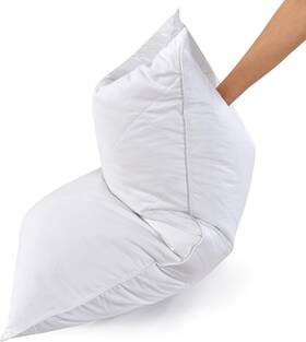 Three Geese 707870843507 White Goose Feather Bed Pillows Queen/standard Pack Of 2