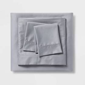Threshold 191908107929 500 Thread Count Sheet Set Breathable Smooth Sateen Weave Deep Pocket