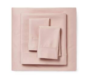 Threshold 191908530000 Twin Xl 100% Sateen Cotton Solid Blush Color 400 Thread 3 Pc Sheet Set Threshold 191908530000 Twin Xl 100% Sateen Cotton Solid Blush Color 400 Thread 3 Pc Sheet Set