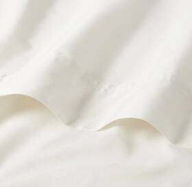 Threshold 197543229712 Twin Xl 400 Thread Count Performance Flat Sheet Sour Cream 100% Cotton