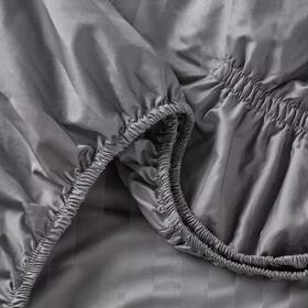 Threshold 198850083615 800 Thread Count Hotel Collection Dark Gray Stripe King Fitted Sheet