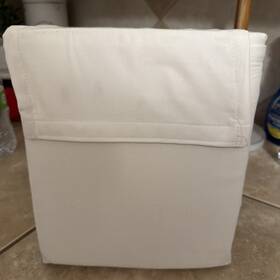 53838234 Threshold King Solid Performance 400 Thread Count Sheet Set Sour Cream -