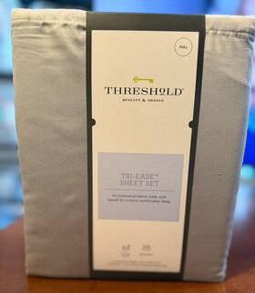 78595017 Threshold Super Soft Microfiber Full Sheet Set - Dark Gray 78595017 Threshold Super Soft Microfiber Full Sheet Set - Dark Gray