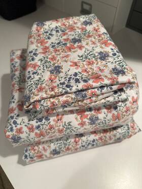 78616139 Threshold Full 400 Thread Count Printed Pattern Sheet Set Floral -