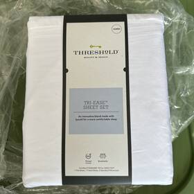 78679881 Threshold 500 Thread Count Queen Tri-ease Sheet Set Cotton/polylyocell Blend - Oeko-tex 78679881 Threshold 500 Thread Count Queen Tri-ease Sheet Set Cotton/polylyocell Blend - Oeko-tex