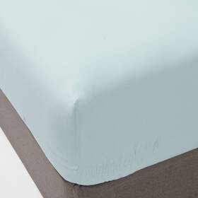 81664109 Threshold King 300 Thread Count Ultra Soft Fitted Sheet Light Blue -